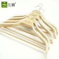 laminated wooden clothes display hangers